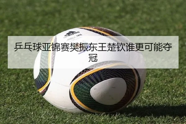 乒乓球亚锦赛樊振东王楚钦谁更可能夺冠